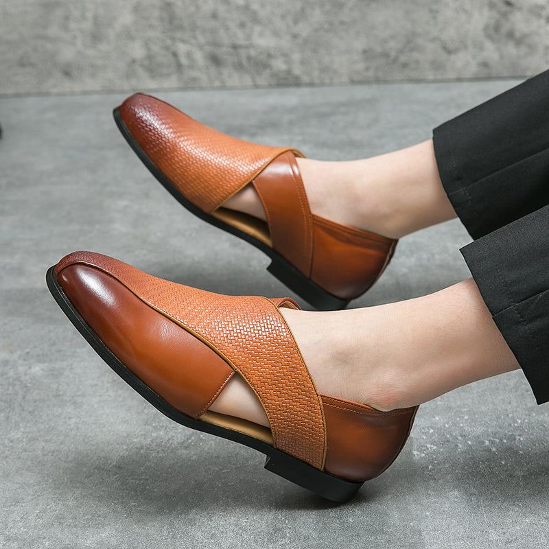 Oscar | Loafers met gekruiste bandjes