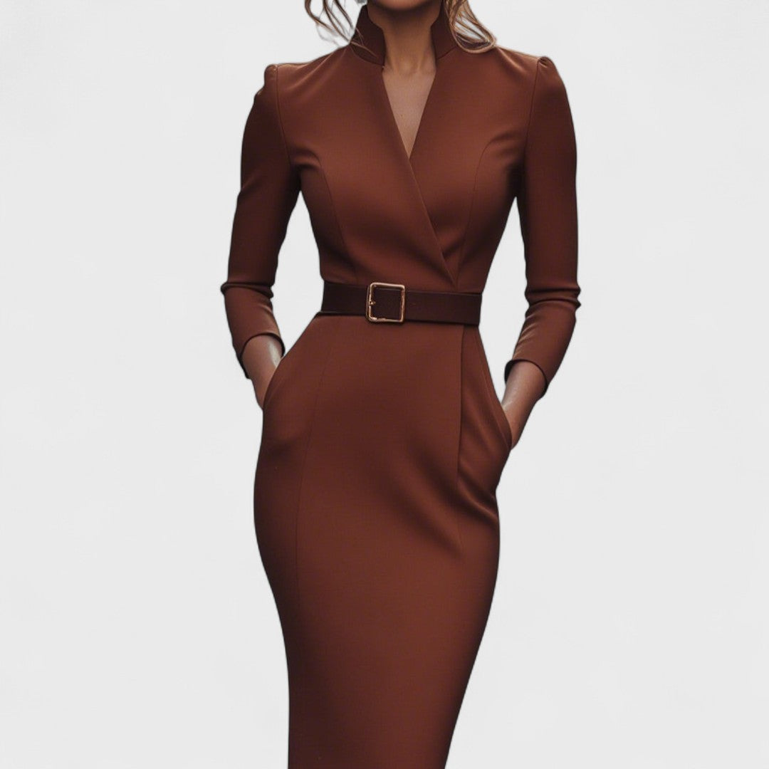 Hanna | Elegante Jurk Met Riem