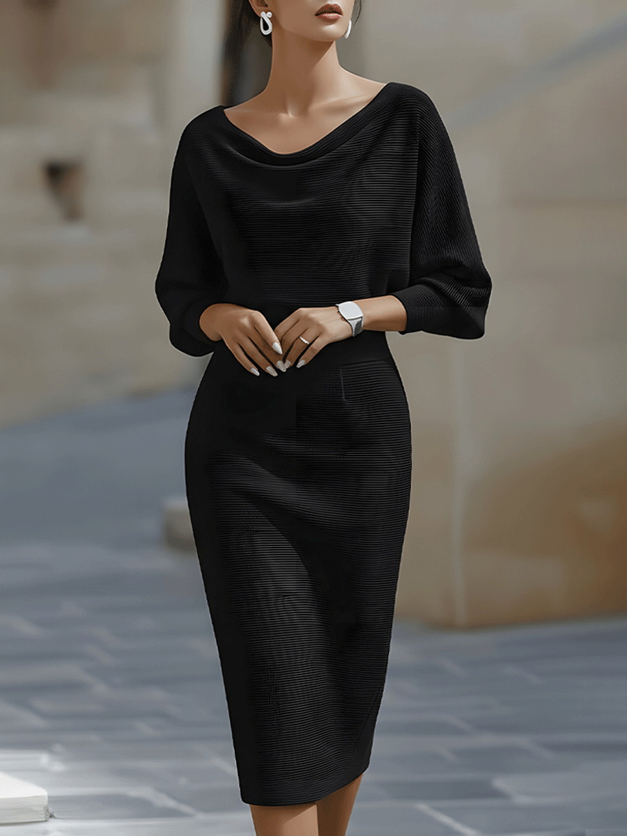 Jurilyn | Elegante midi-jurk voor elke dag