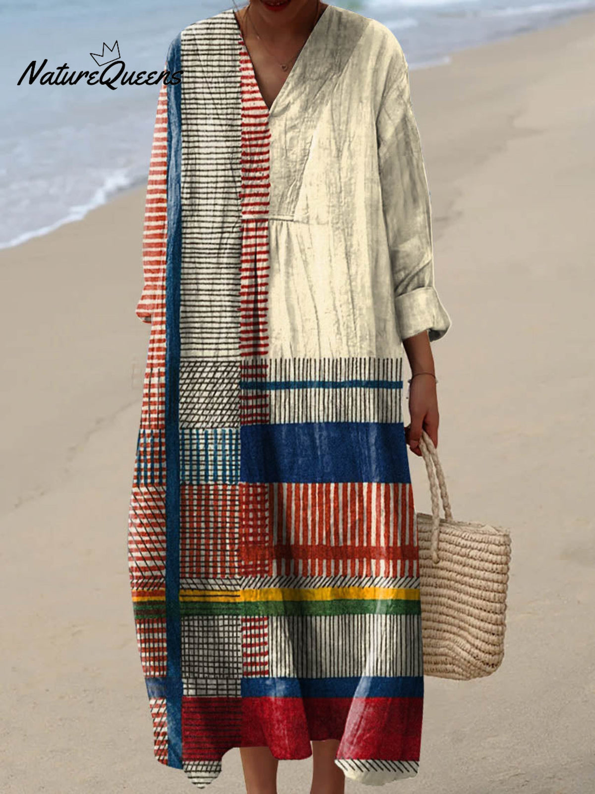 Rivka™ Patchwork Jurk