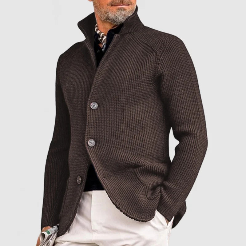Jornavel | Cardigan Met Opstaande Kraag
