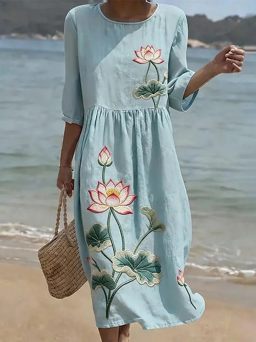 Julianna | Elegante bloemenjurk