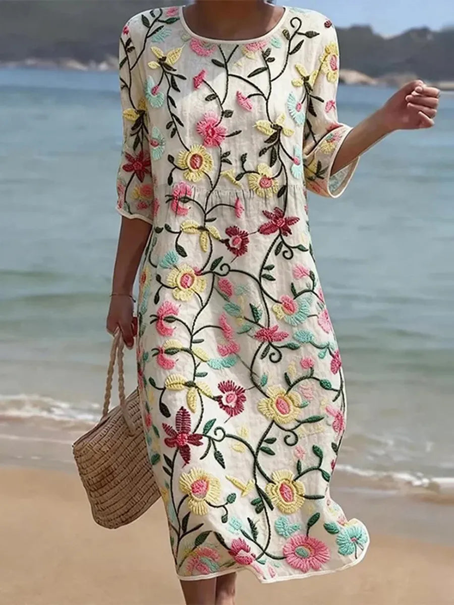 Alicea | Elegante bloemenjurk