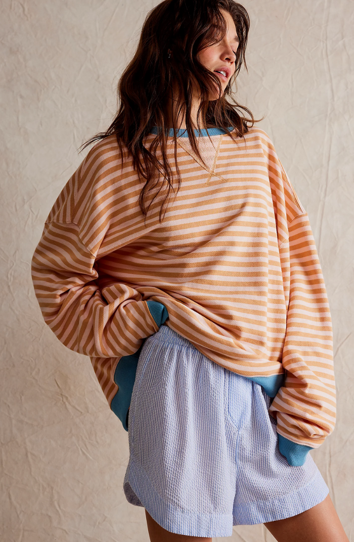 Fayvella | Gestreepte Oversize Trui