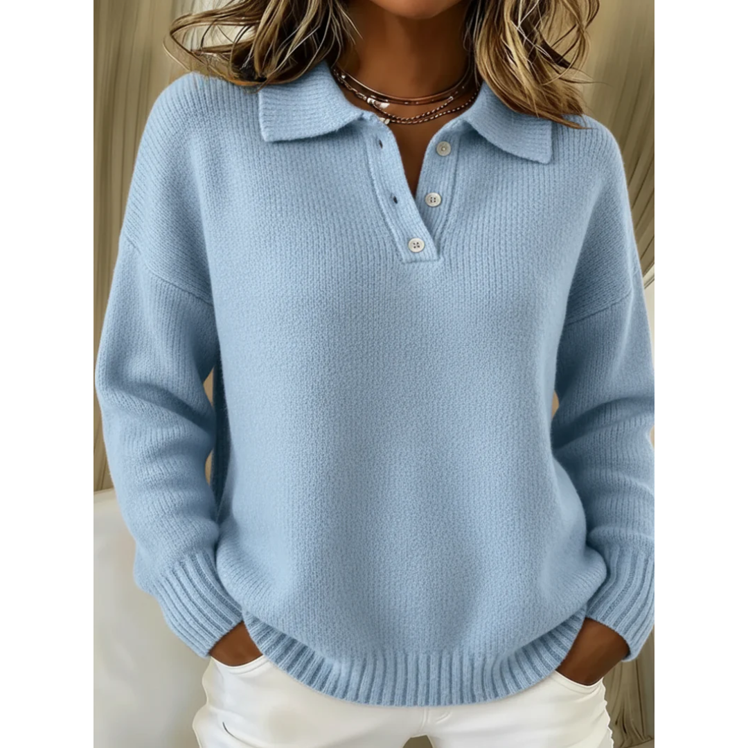 Margaret | Dames Polotrui met Geribde Details
