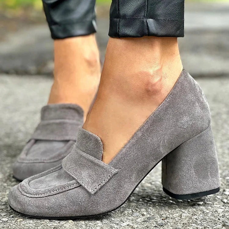 Keira | Elegante Blokhak Loafers