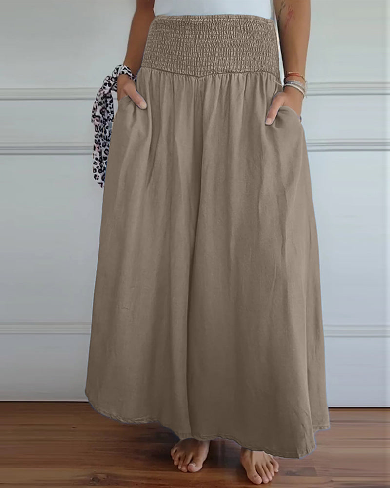 Reina - Comfortabele Wijde Broek