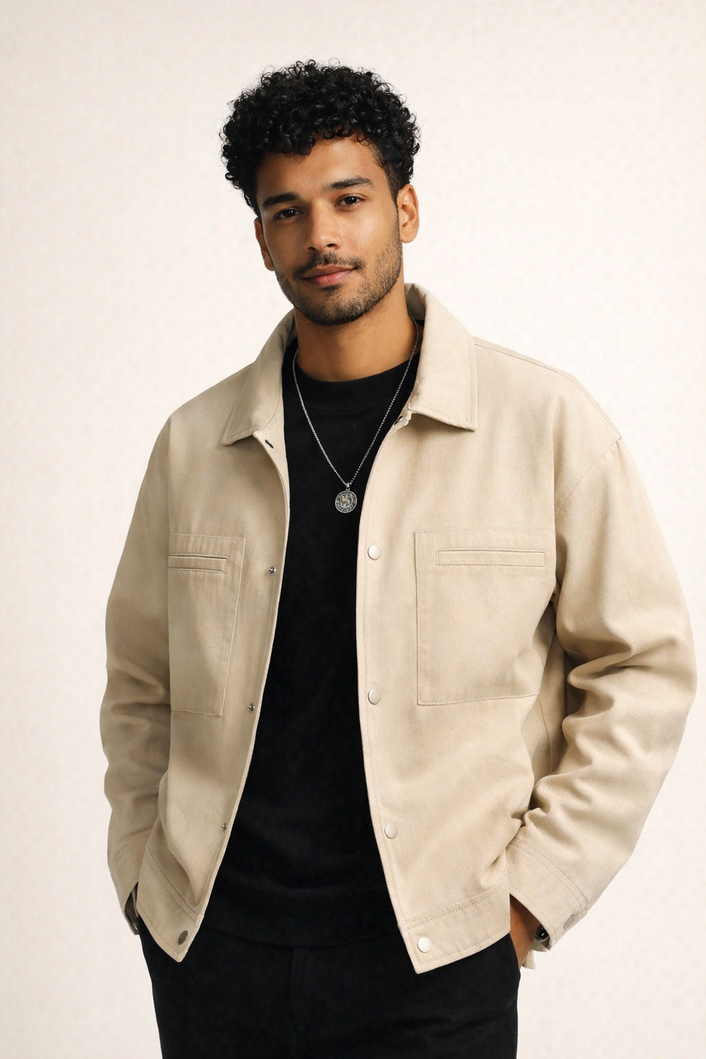Andrew | Heren Oversized Jas met Knoopsluiting
