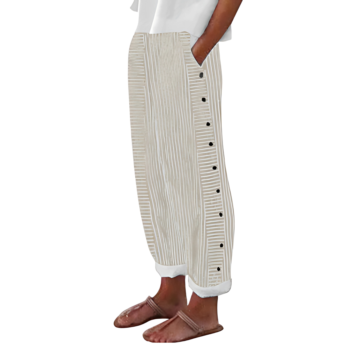 Dagny | Stijlvolle Zomer Gestreepte Broek