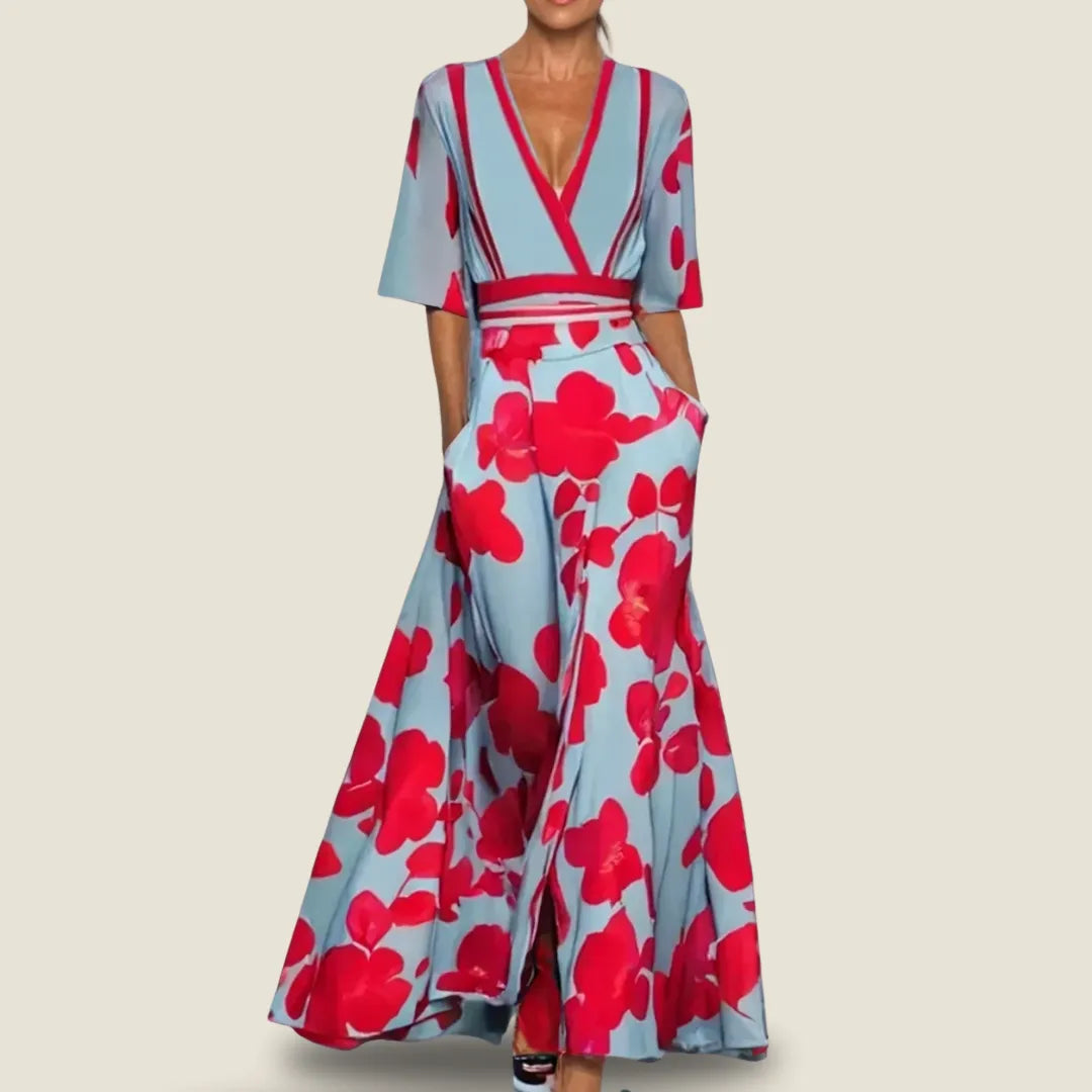 Lovelle | Elegante bloemenjurk