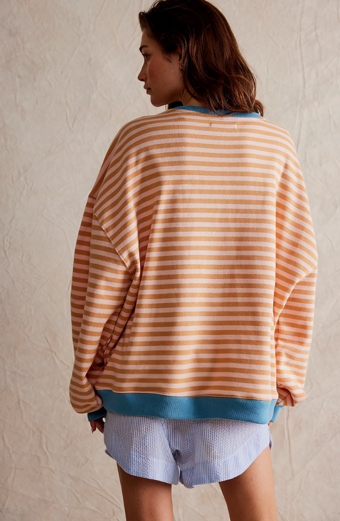 Fayvella | Gestreepte Oversize Trui