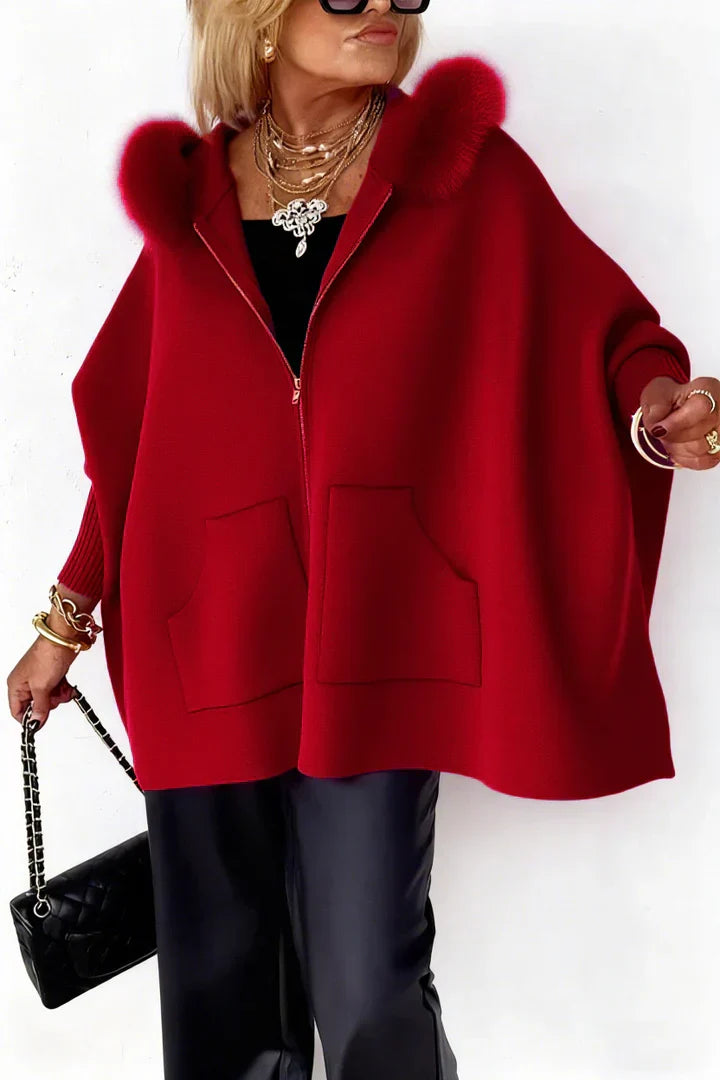 Elske | Luxe Cape met Moderne Pasvorm