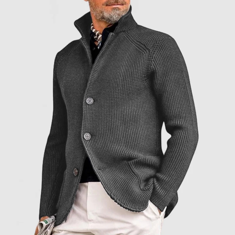 Jornavel | Cardigan Met Opstaande Kraag