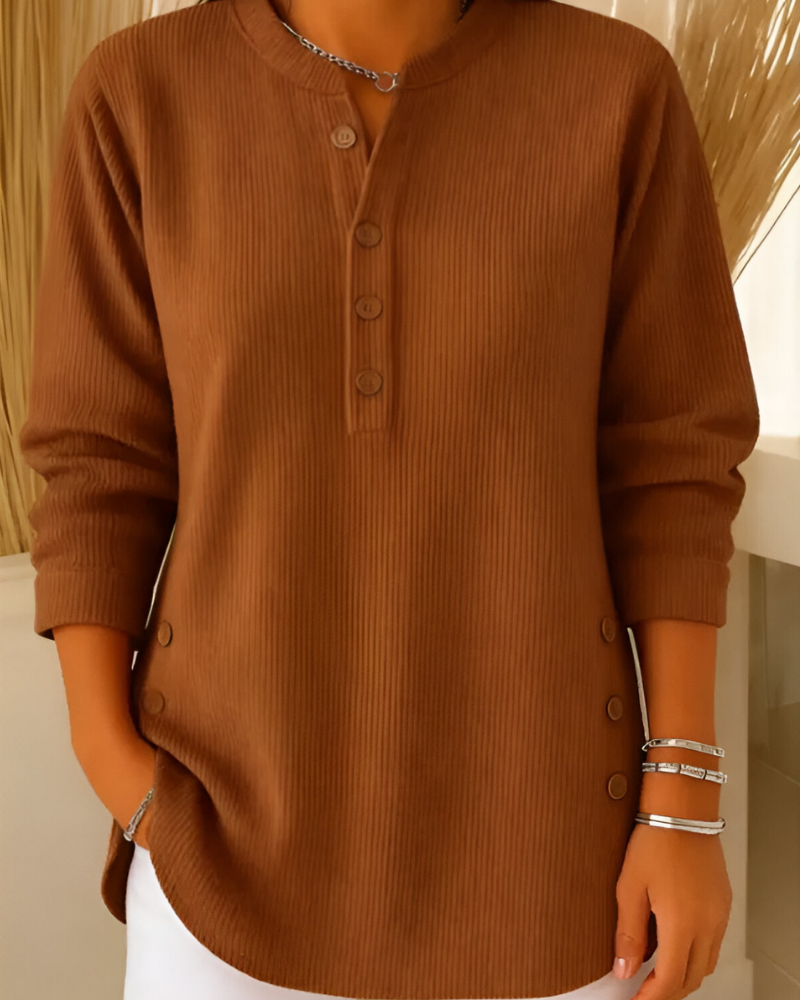 Maelien | Moderne Lange Mouwen Top Voor Dames