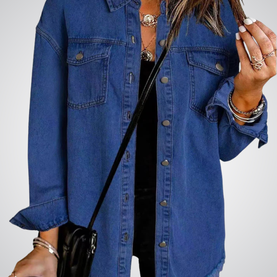 Vieanne | Casual Overshirt met Moderne Uitstraling
