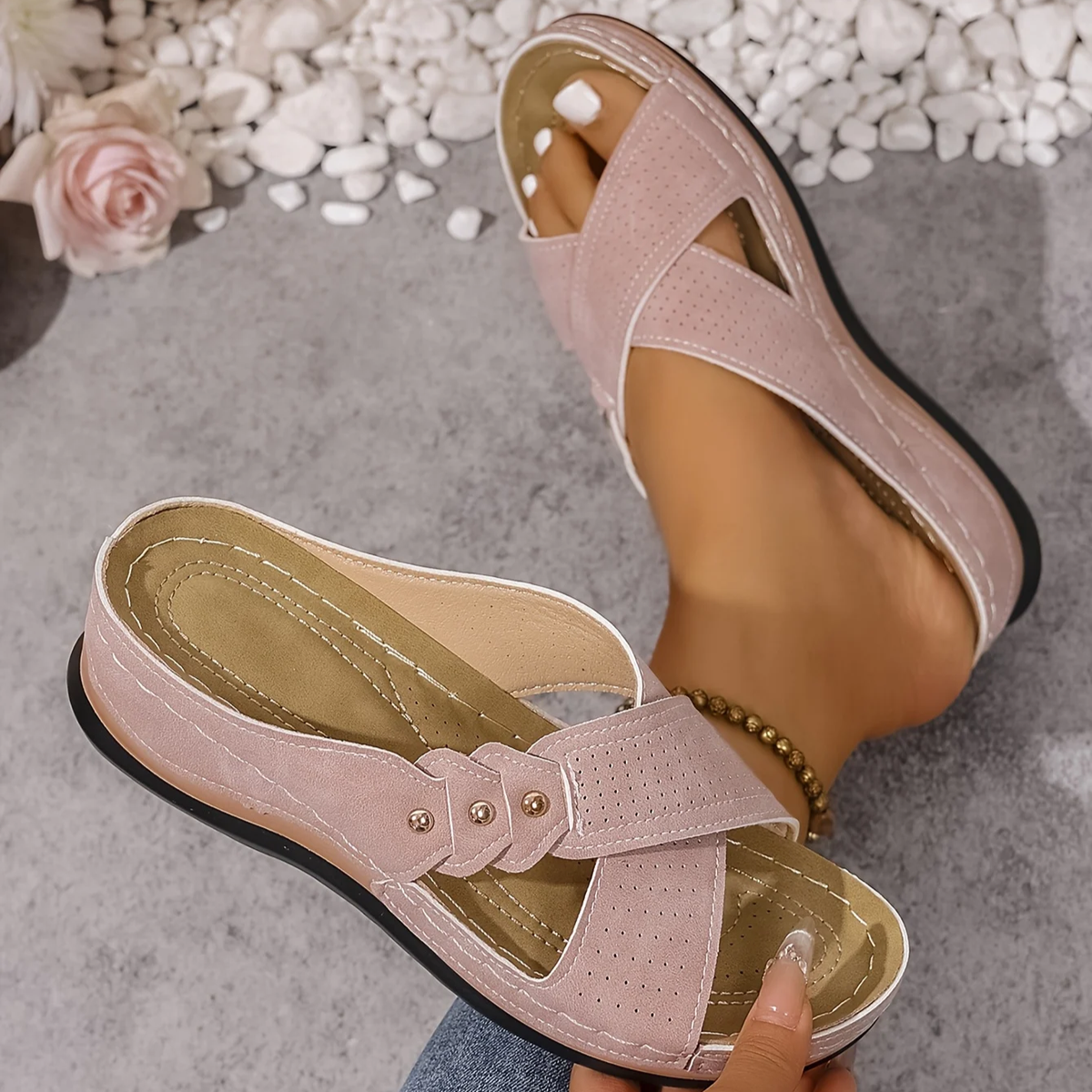 Emilou | Orthopedische Wedge Sandalen