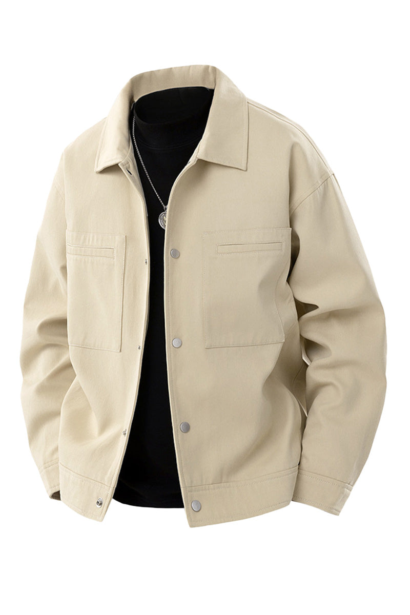 Andrew | Heren Oversized Jas met Knoopsluiting