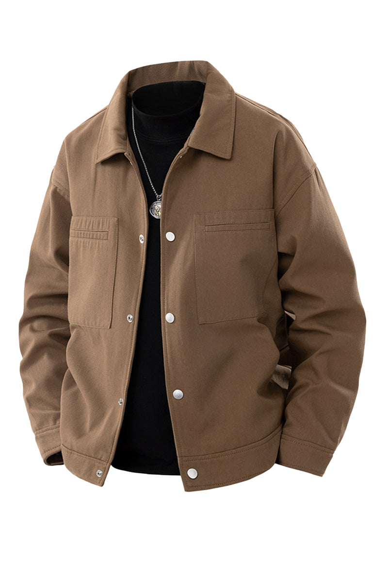 Andrew | Heren Oversized Jas met Knoopsluiting