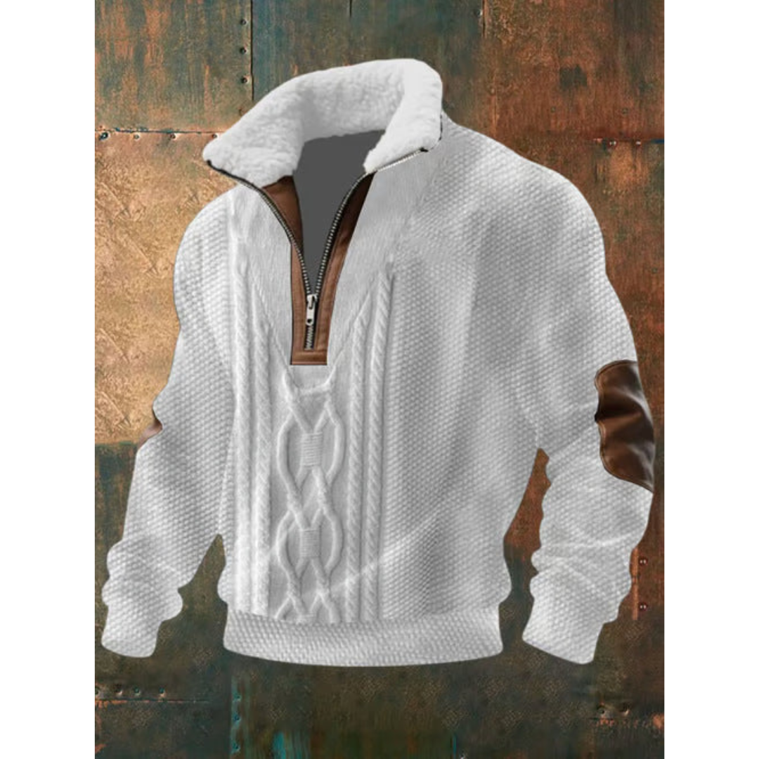 Ferlan | Comfortabele Half-Zip Trui Voor Heren