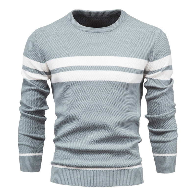 Tijmarek | Moderne Herentrui Met Streepdesign