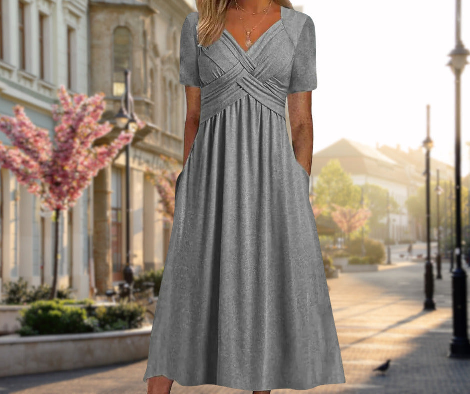 Judalyn | Elegante flatterende midijurk