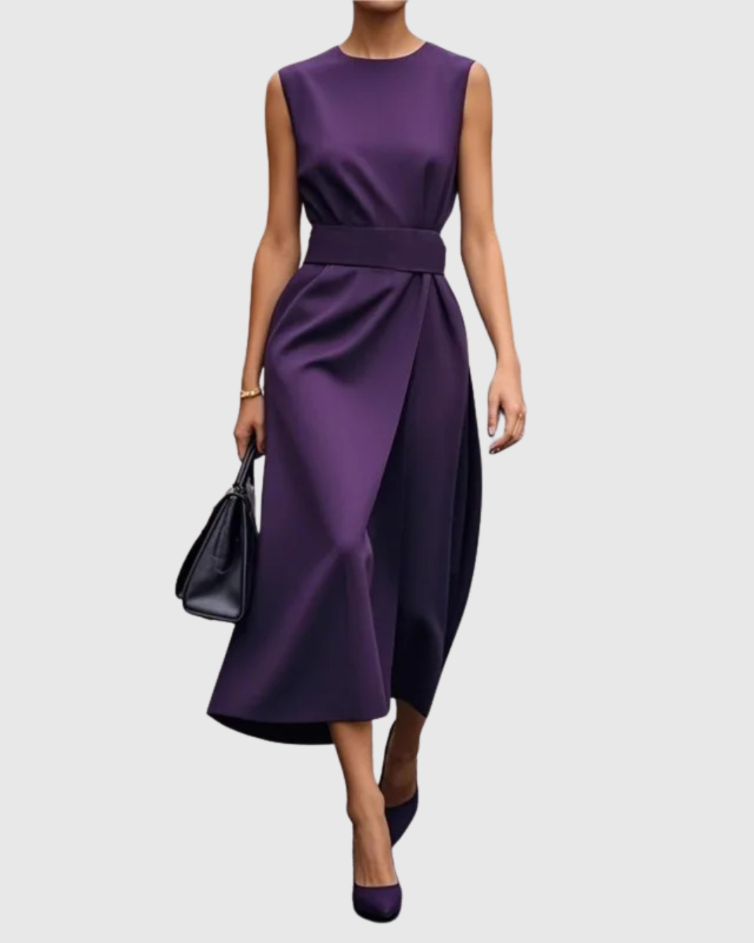 Aubrielle | Elegante ronde halsjurk