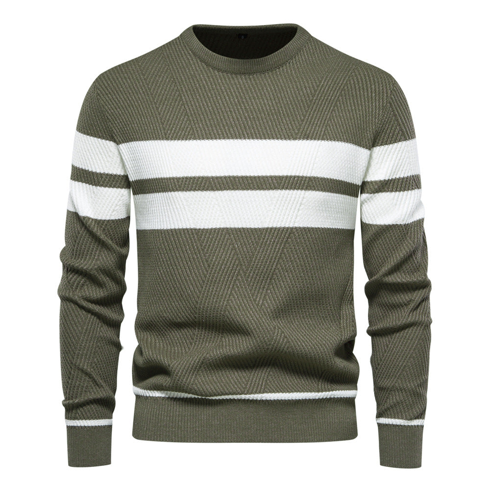 Tijmarek | Moderne Herentrui Met Streepdesign