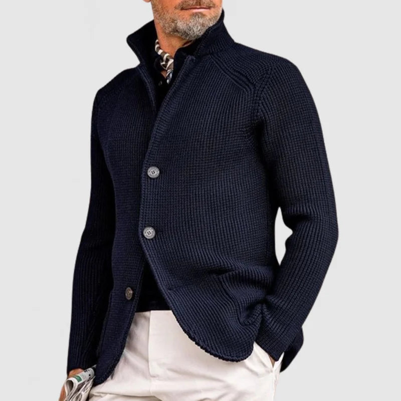 Jornavel | Cardigan Met Opstaande Kraag