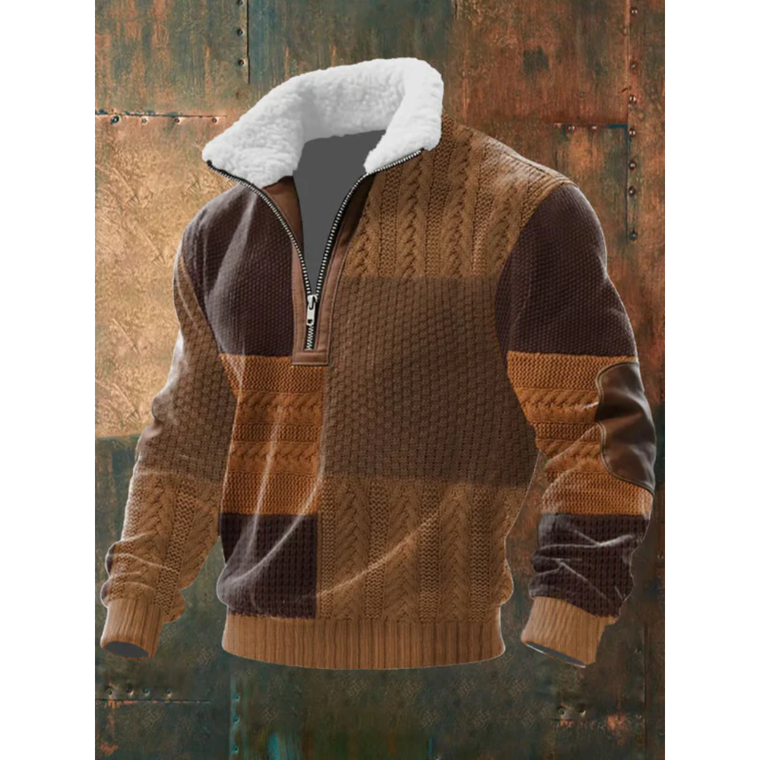 Ferlan | Comfortabele Half-Zip Trui Voor Heren