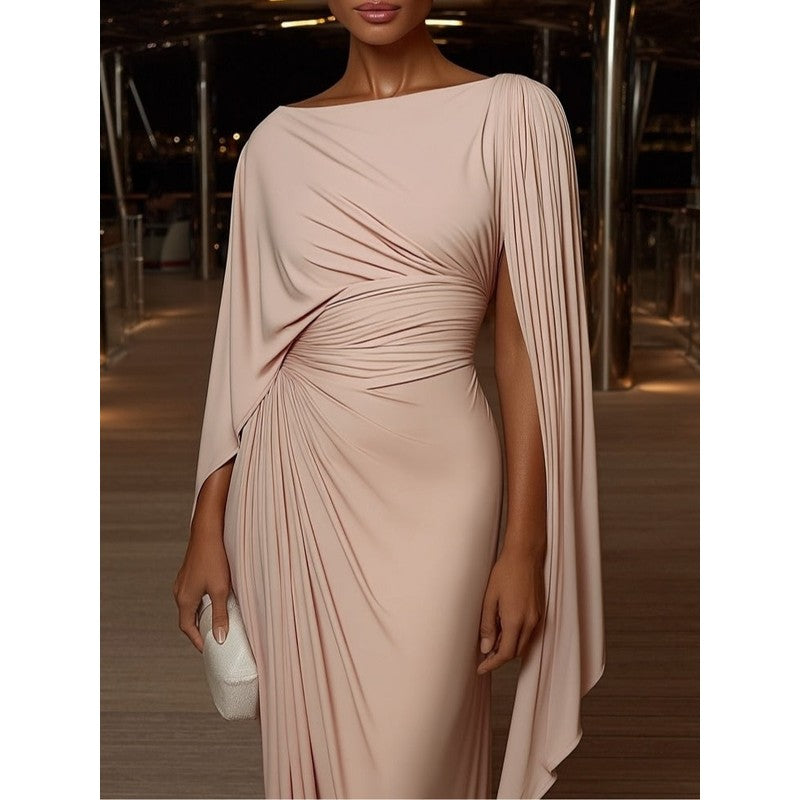 Amber | Gedrapeerde One-Shoulder Maxi-jurk