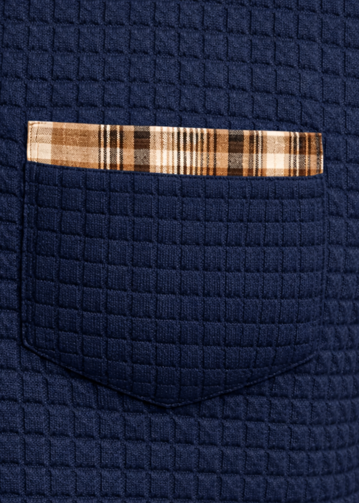 Gregory | Heren Polo met Lange Mouwen en Borstzak