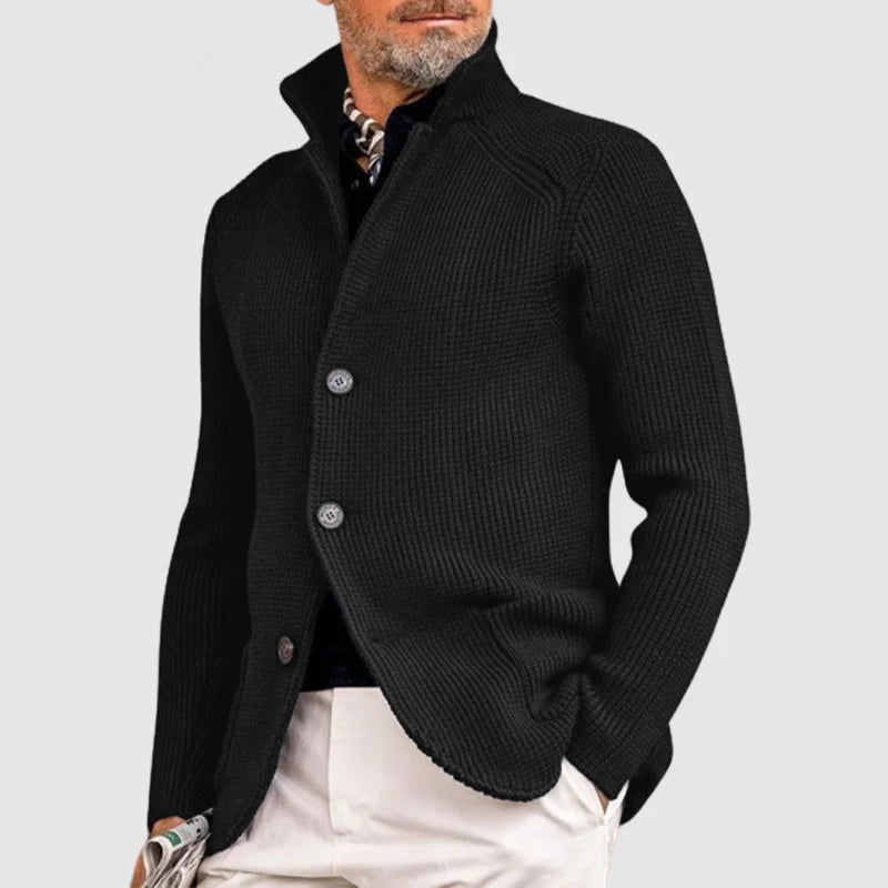 Jornavel | Cardigan Met Opstaande Kraag