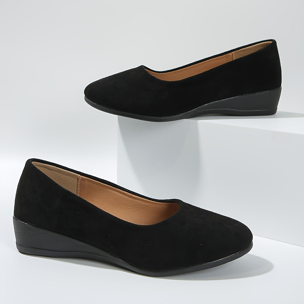 Éliane | Comfortabele ballerina’s met sleehak