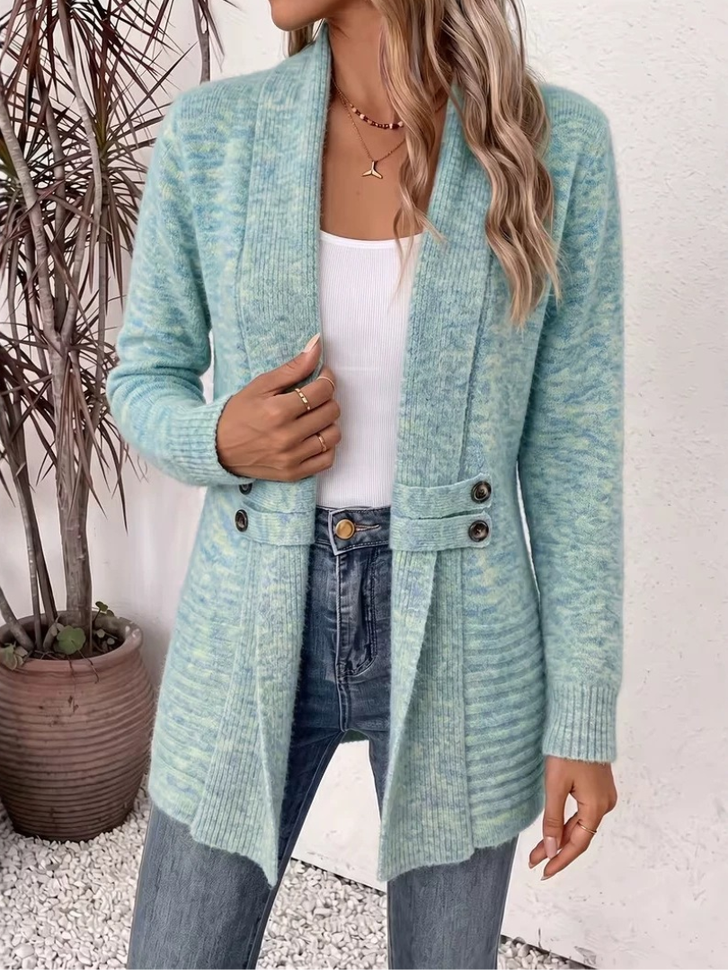 Aafke - Dames cardigan met prachtige knopen