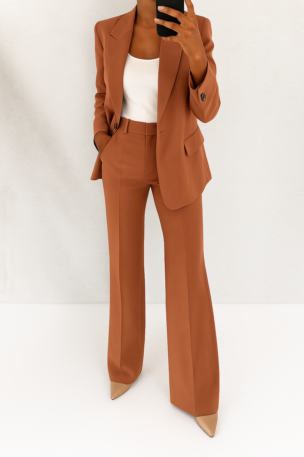 Krystin | Pak met klassieke blazer