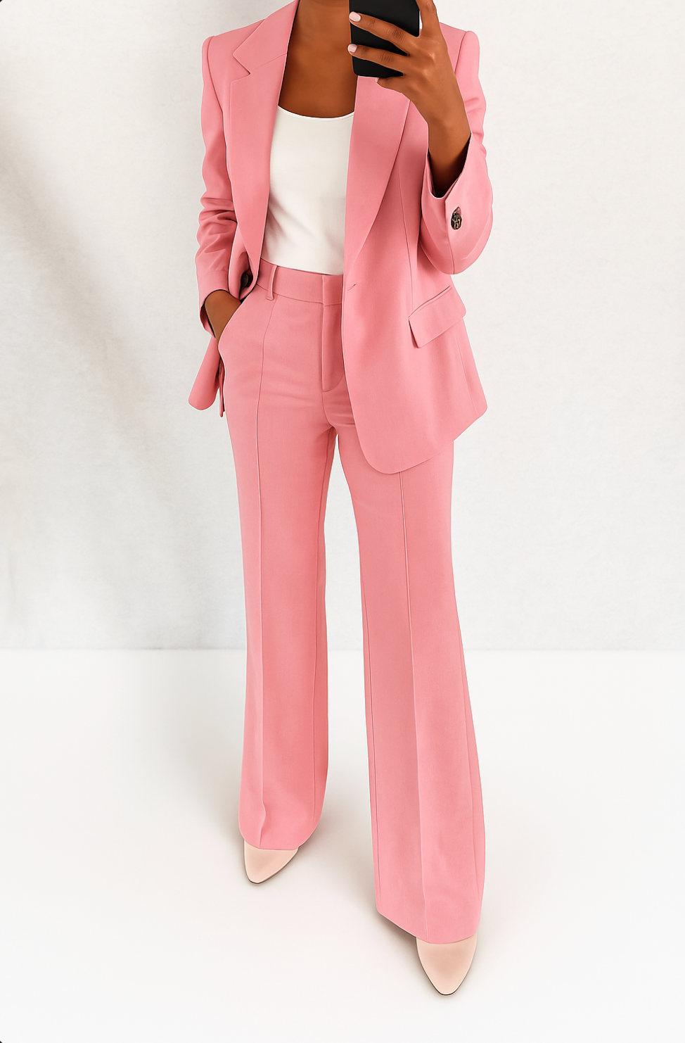 Krystin | Pak met klassieke blazer