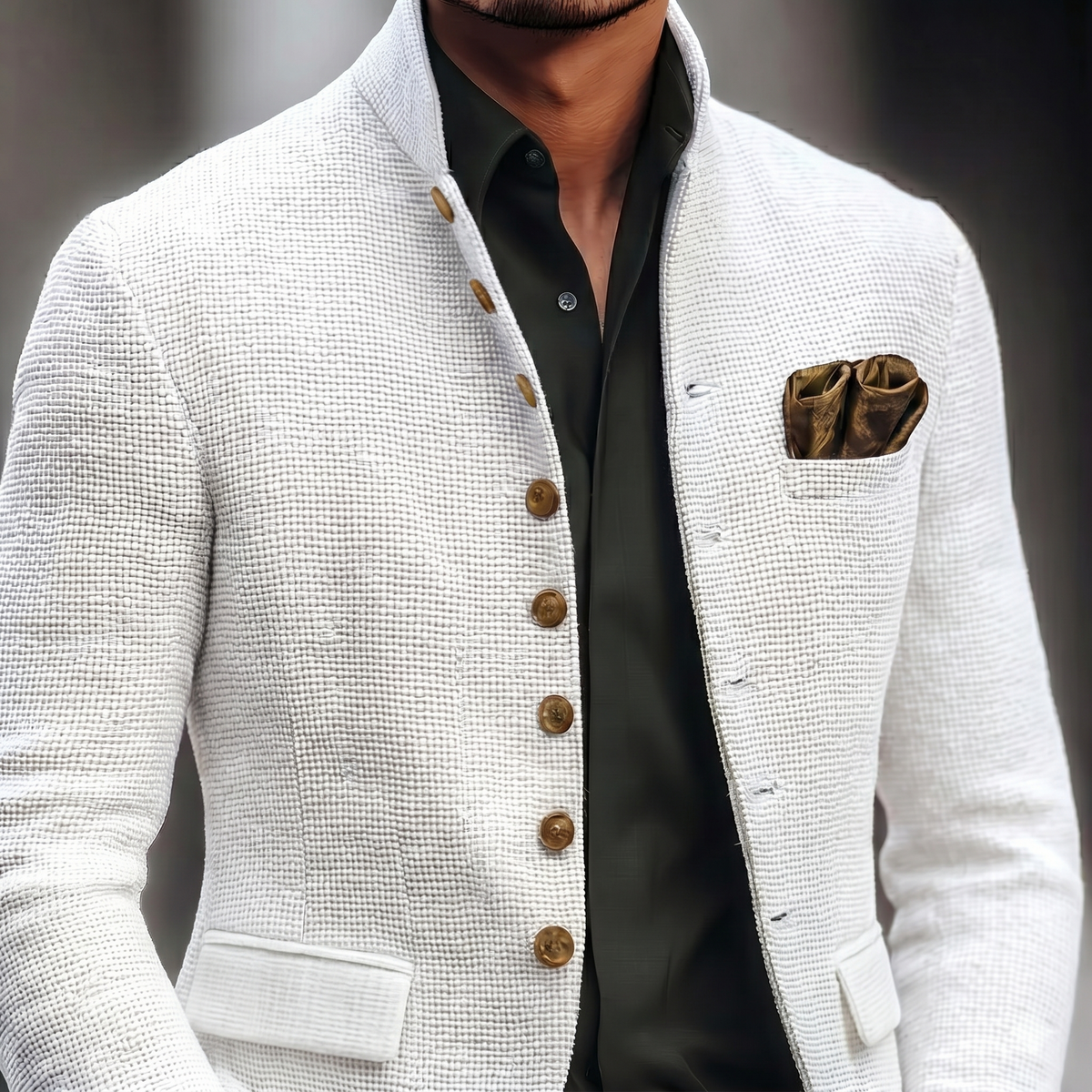 Matt | Klassieke blazer met enkele rij knopen