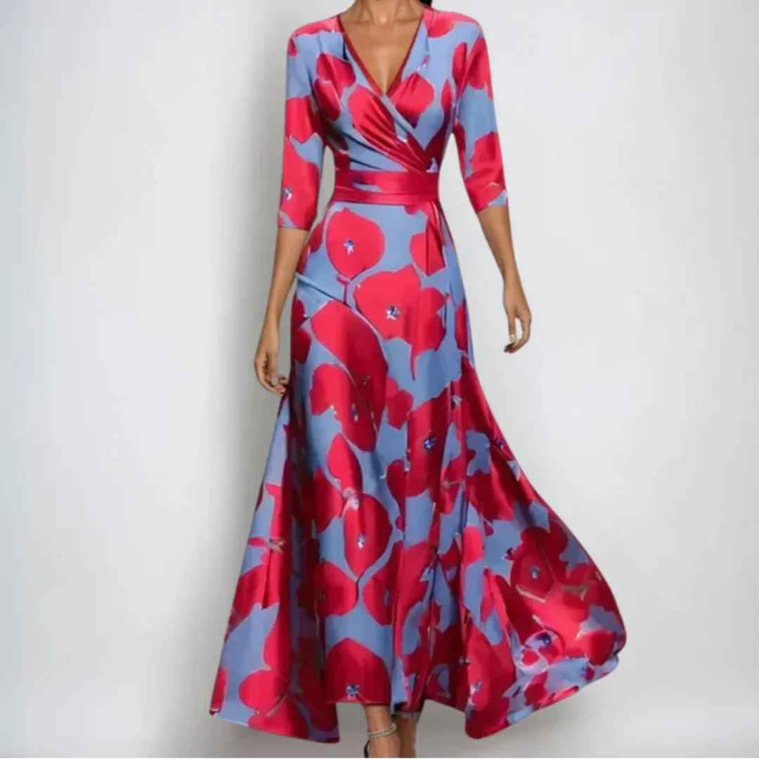 Louise | Elegante bloemenjurk