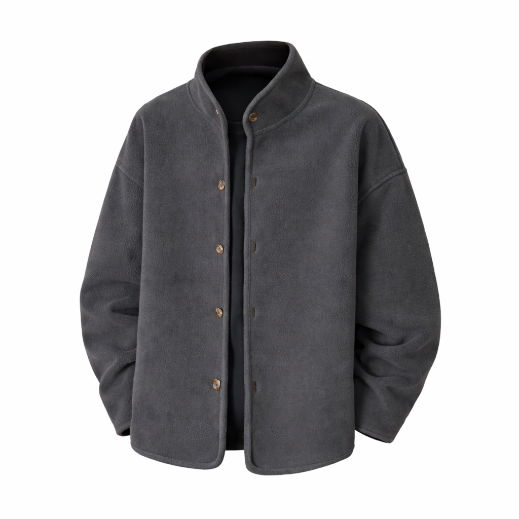 Nicholas | Heren Vest met Opstaande Kraag en Knoopsluiting