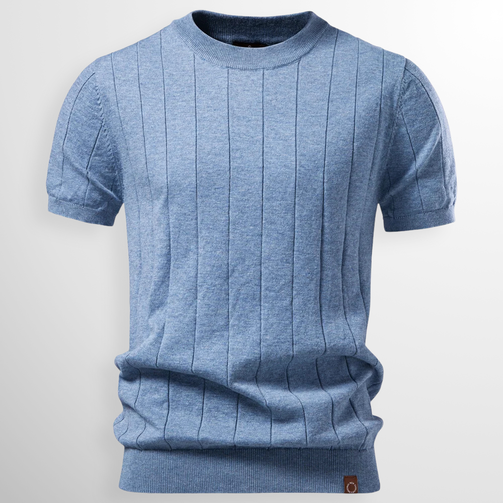 Adam | Luxe Geribde T-Shirt