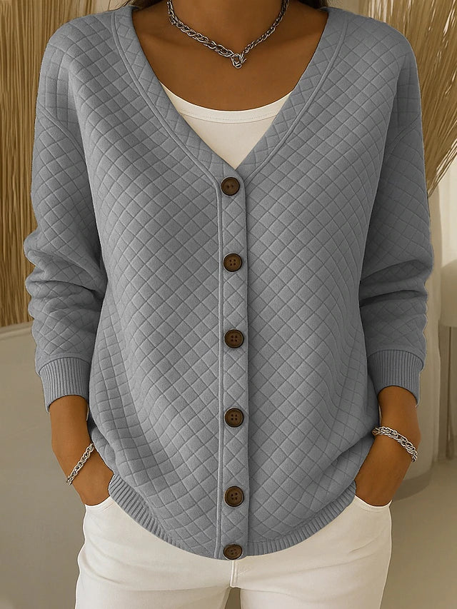 Patricia | Dames Gewatteerd Vest met Knoopsluiting