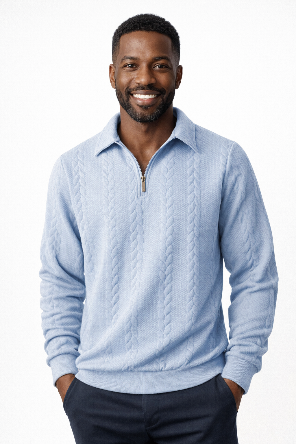 Edward | Heren Quarter-Zip Trui