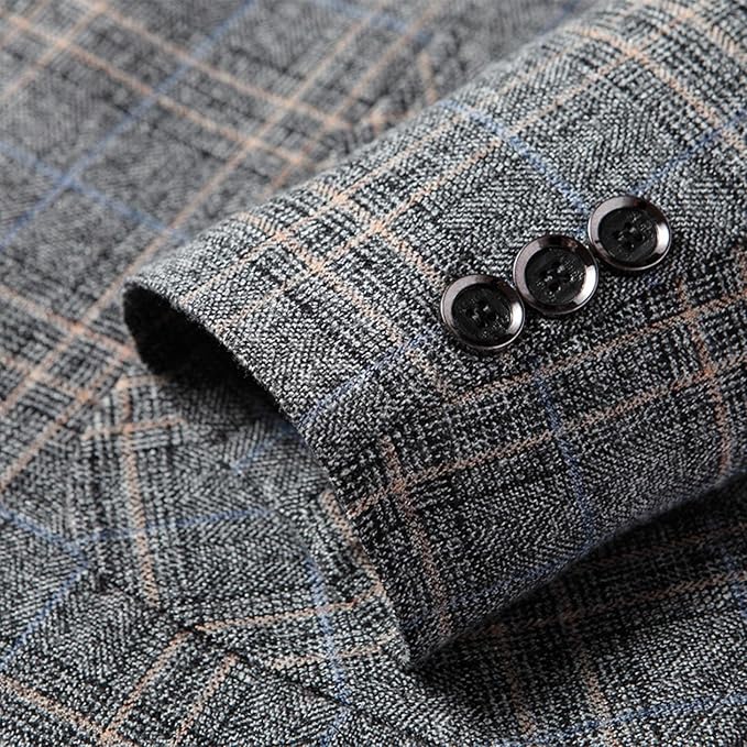 George | Heren Blazer met Ruitpatroon