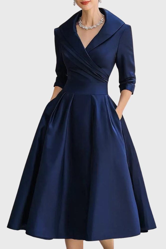 Rosa | Elegante midi-jurk