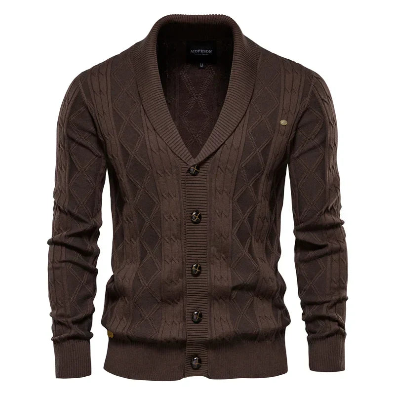 Jorvian | Heren Cardigan met Knopen