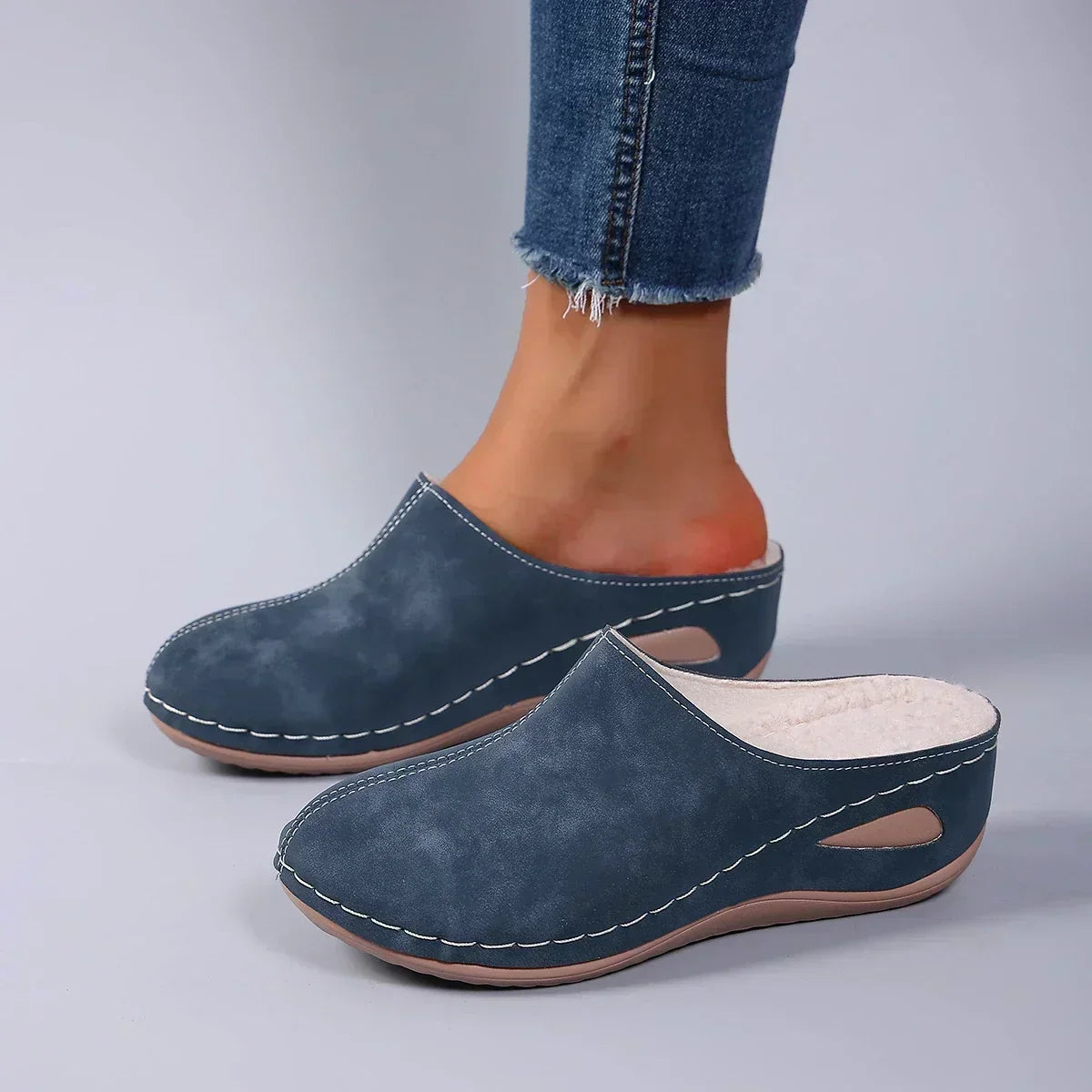 Amy | Dames Pantoffels met Warme Voering
