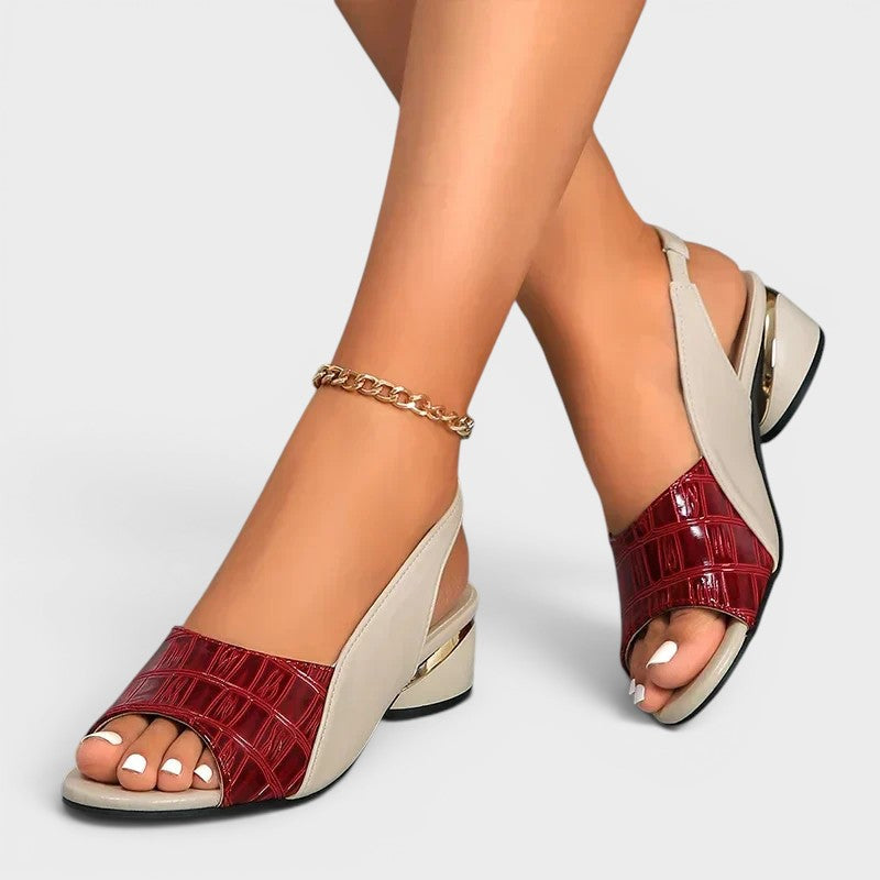 Clarrice | Sandalen met lage hak