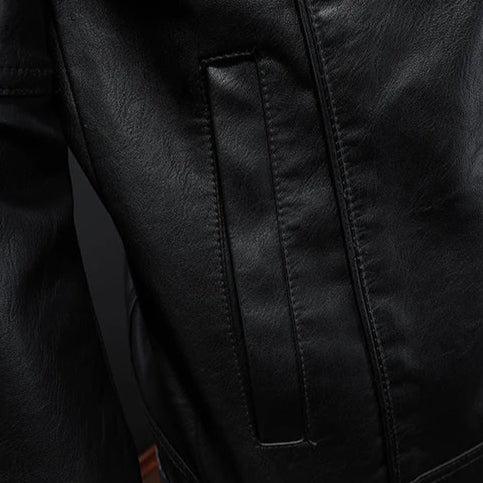 Darius | Stijlvolle Jas in Moto-Look