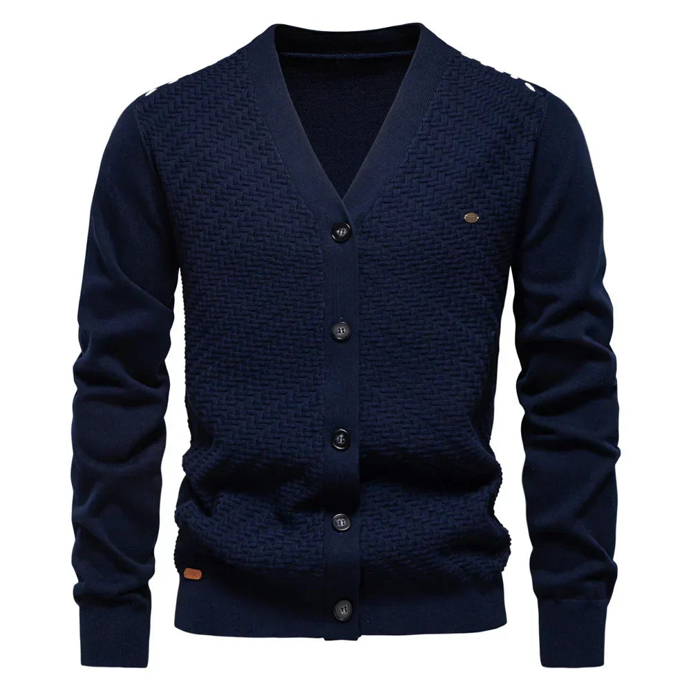 Keslender | Heren Cardigan Met V-Hals