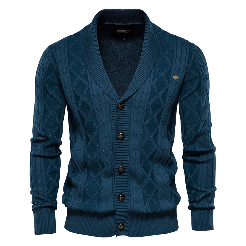 Jorvian | Heren Cardigan met Knopen